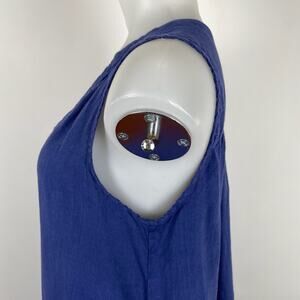 Blue  Dress  Sleeveless Tank Small